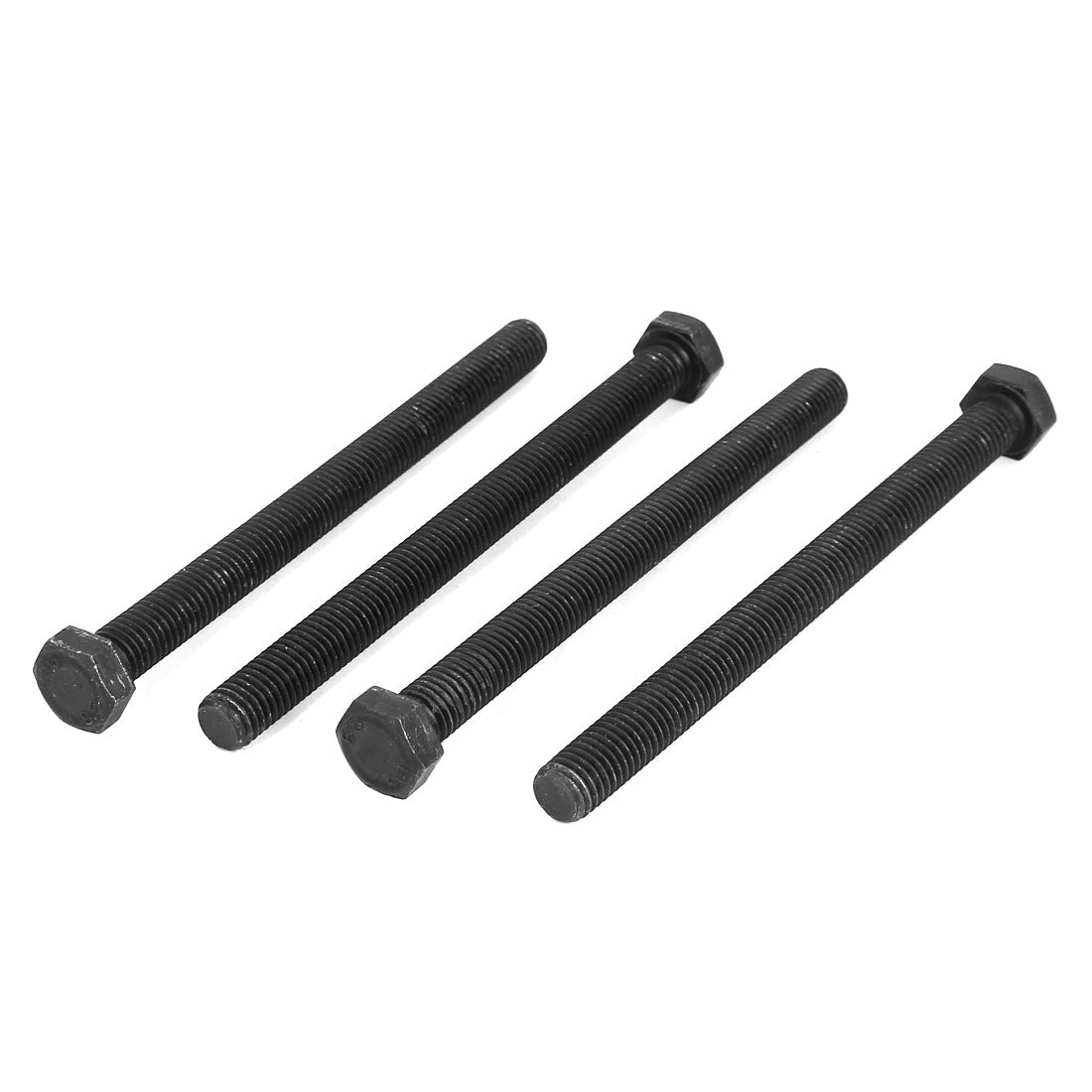 Uxcell 4 Stück M12x150mm Metall Sechskantschrauben Vollgewindeschrauben Gewindeschrauben Schrauben aus Metall